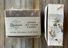 Lavender, Rose Geranium & Alkanet Handmade Soap Bar