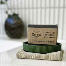 Charcoal Mint Exfoliating Cleansing Soap