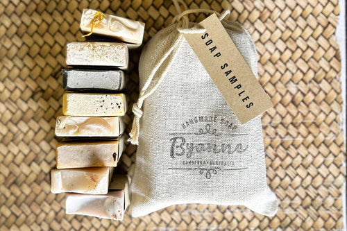 8 Sample Soaps in Bag